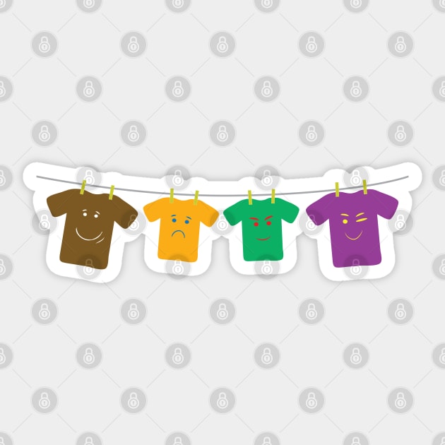 Hanging Tee Family Sticker by QueenieLamb